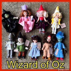❣️Madame Alexander “Wizard of Oz” Miniature Dolls ~ Vintage - Set of Nine